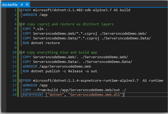 Image of: .Net Core and Docker